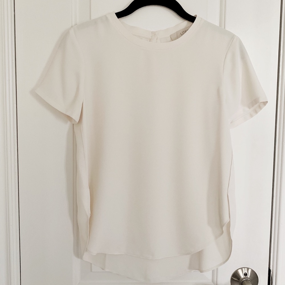 LOFT White TShirt NEVER WORN